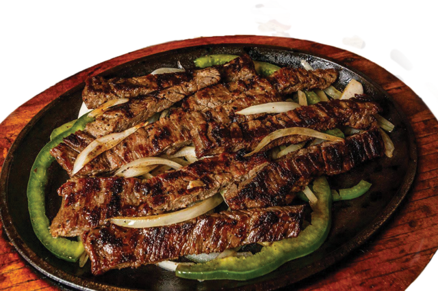 #1 Beef Fajita Plate.