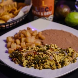 Nopalitos and Egg Plate